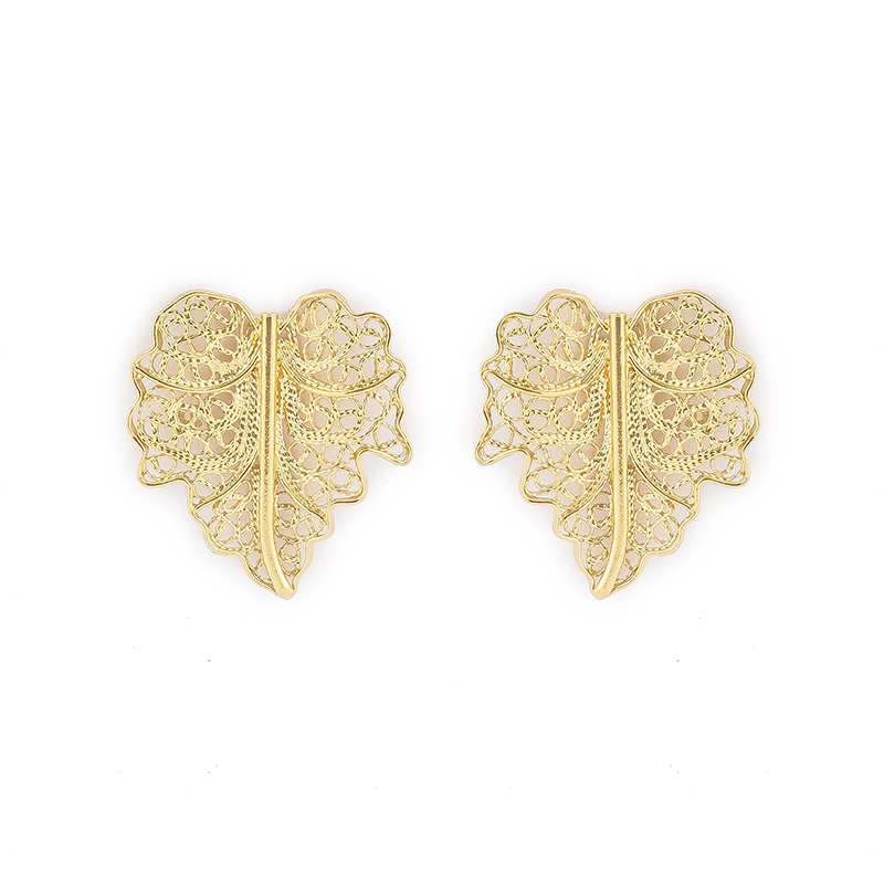 16A-11.jpg Brincos prata dourada Roots (Filigree Collection) - Image 1