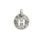 Letra em prata oxidada