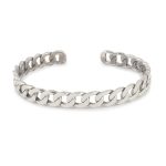 Pulseira prata oxidada
