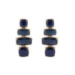Brincos prata dourada Anne (Louise Collection)