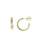 Brincos prata dourada com zircónias  Boho