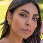 Brincos prata dourada Daisy (Malaquite) - Image 2