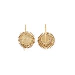 Brincos prata dourada Royal S (Filigree Collection) - Image 2