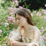 Brincos prata dourada com pedra natural (Safira) - Image 2