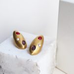 Brincos dourados Addaia (3 muranos) - Image 3