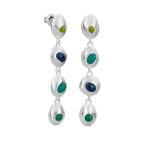 Brincos em prata Addaia (4 muranos)