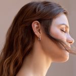 Brincos prata platinada Lignis (Square 0.9) - Image 2