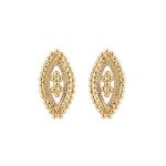 Brincos prata dourada Mini Charm (Filigree Collection)