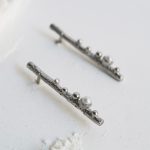 Brincos em prata clara Guspira Collection (mini haste) - Image 3