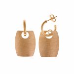 Brincos prata dourada Pipa (Bamboo collection)