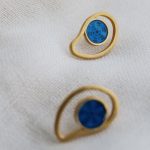 Brincos dourados New Gaudi S (Casa Batló) - Image 3