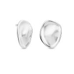 Brincos prata clara cala maior (Cala collection)