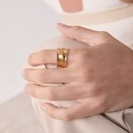 Anel dourado Cala - Image 2