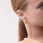 Brincos dourados aro de luzes (Aube collection) - Image 2