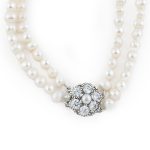 Colar de pérolas barrocas com fecho em prata oxidada (duplo) - Image 2