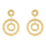 Brincos prata dourada Native (Filigree Collection)