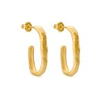 Brincos dourados um tronco (Sauma collection)